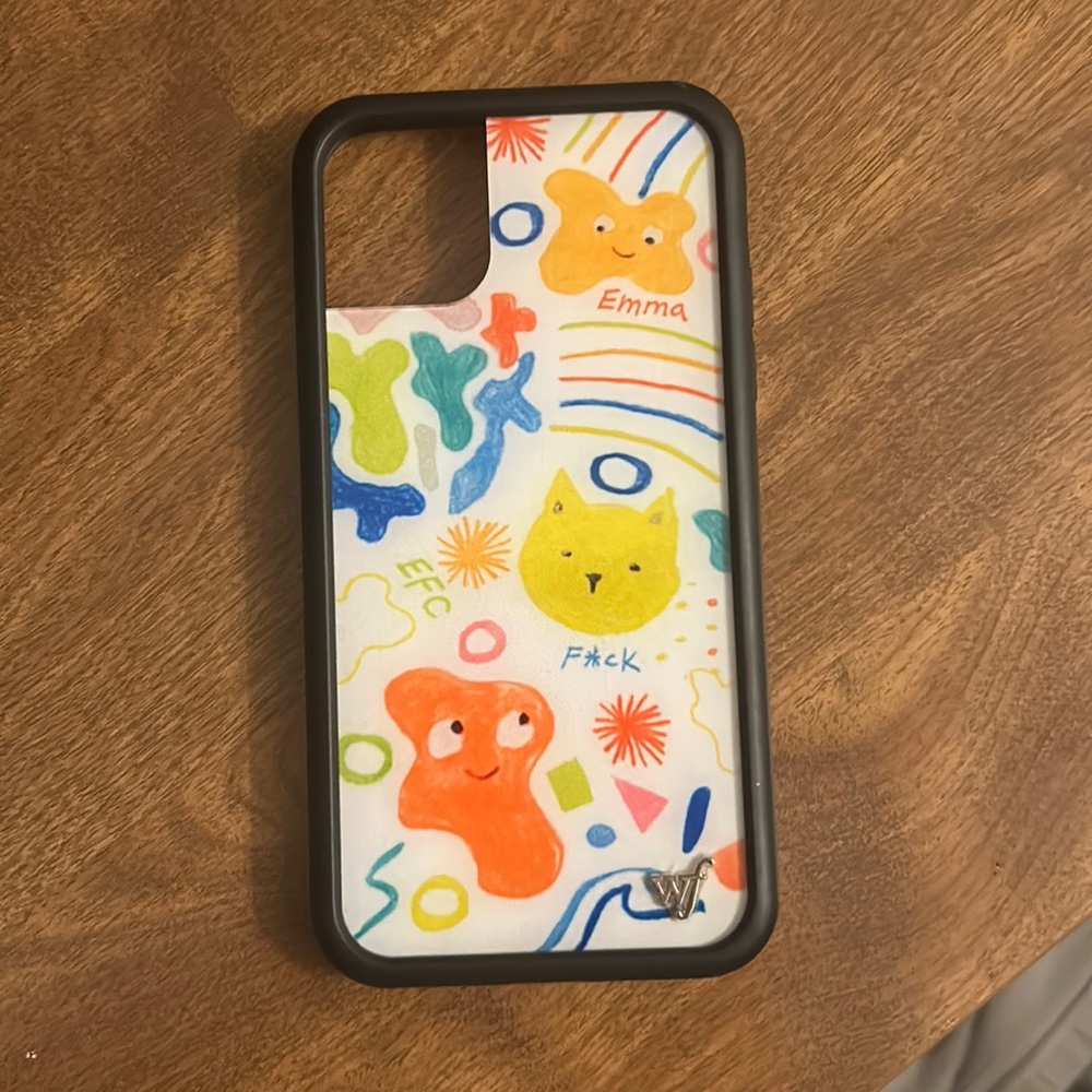 iphone 11 emma chamberlain wildflower case